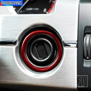 コンソール点火キー穴サークルフレームリング装飾トリムメルセデスベンツ C E CLS GLK クラス W204 W212 X204 カーアクセサリー