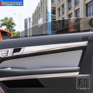 カースタイリングドアパネルストリップ装飾ステッカートリムメルセデスベンツ E クラスクーペ W207 C207 2009-2013 インテリアアクセサリー