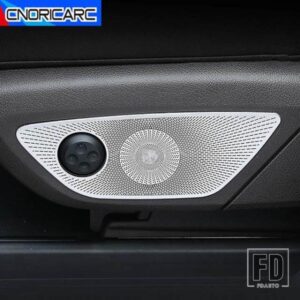 カーアクセサリーシートサイドスピーカーツイーターフレームオーディオカバー装飾トリムメルセデスベンツ GLE クラス W167 V167 GLS X167 2020 +