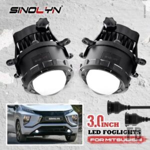 6000 18K LED ロービームフォグランプ三菱アウトランダー/パジェロ/L200/ASX/グランディス 3.0 インチシングルビーム LED プロジェクターレンズ車