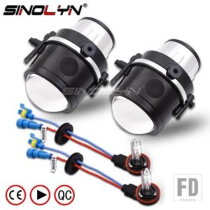 SINOLYN フォグライト PTF チューニングマツダ 6/CX7/CX5/マツダ 3 レンズ H11 H8 H9 LED HID 電球ビキセノンプロジェクターライトアクセサリー
