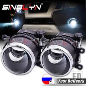 SINOLYN 双曲面フォグランプ BI LED PTF フォグレンズフォードフォーカス 2 3/エコスポーツ/MK2/フィエスタ MK7/フュージョン/トランジット LED 車ランプ