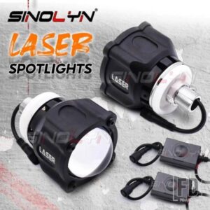 SINOLYN 82500LM LED レーザースポットライトハイビームフォグランプ車用 LED ライトプロジェクターレンズヘッドランプ防水レトロフィット