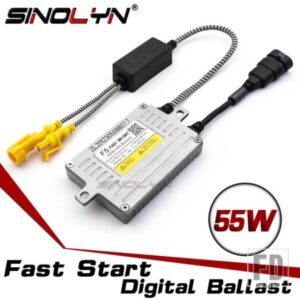 DLT F5 バラスト高速高輝度反応器キセノン点火 AC ユニットクイックスタートデジタルスリムブロック HID キセノンランプ電球 12V 55 ワット