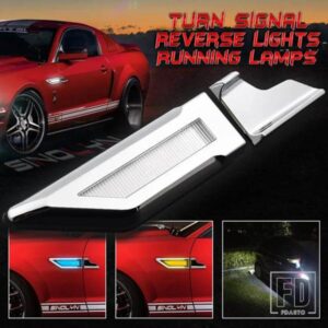 SINOLYN LED フェンダーマーカーリバースサイドライト DRL ウィンカーランプランニングライトカーライト汎用キットカーアクセサリーチューニング