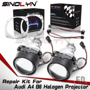 バイキセノン HID プロジェクターフルキットアウディ A4 B6 8E 01-04 ハロゲンキセノンヘッドライトレンズ 2.5 WST 8.0