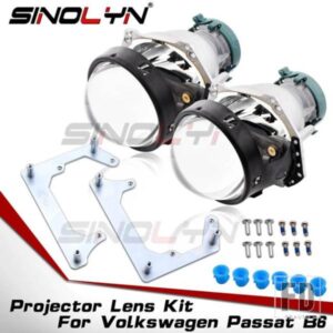 SINOLYN バイキセノンレンズフォルクスワーゲンパサート B6 ヘッドライトヘラ 3R G5 D2S D1S D3S D4S 3.0 インチプロジェクターレンズアクセサリー