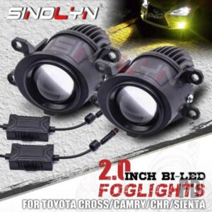 2.0 インチバイ LED フォグランプトヨタカローラクロス/C-HR/ヤリス/アルティス/VIOS/プリウス/ハイラックス REVO LED