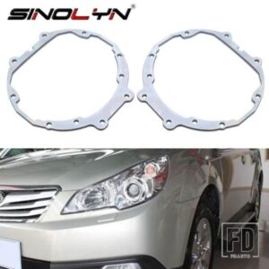取り付けブラケットホルダーハードウェアフレームスバルアウトバック小糸 Q5/ヘラ G3 G5 HID ビキセノンプロジェクターレンズヘッドライトレトロフィット