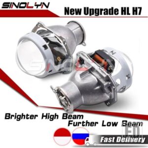 SINOLYN 3 インチ H7 LED D2S D2H バイキセノンプロジェクターレンズヘラ 3R G5 LED HID ハロゲンライトカーアクセサリー