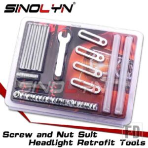 SINOLYN レトロフィットツールネジスーツキット HELLA 3R G5/小糸 Q5 プロジェクターレンズ 3.0 ビキセノンヘッドライトライトアクセサリーチューニング