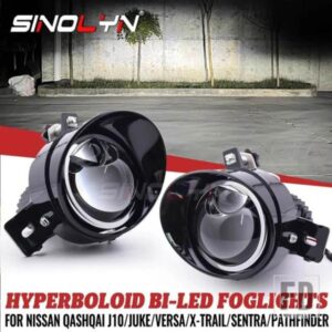 バイ LED フォグランプ双曲面日産キャシュカイ J10/ジューク/エクストレイル T30 T32/ナバラ NP300/バーサフォグレンズライトカーアクセサリー