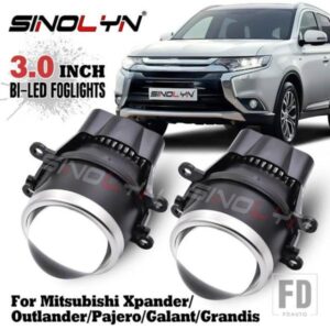 BI LED フォグランプ PTF 三菱アウトランダー/ASX/XPANDER/パジェロ/L200/スズキスイフト/ジムニー/グランドヴィターラ車プロジェクターレンズチューニング