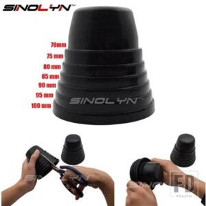 SINOLYN ゴムキャップレトロフィットチューニングカー汎用ダストカバーヘッドライトガスケットブーツ 70 75 80 90 MM自動車アクセサリー