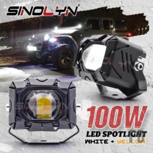 12V 24V LED スポットライトフォグランプ 3000K 6000K LED ワークライト車自動車オートバイ 4 4 オフロードトラック ATV アクセサリー