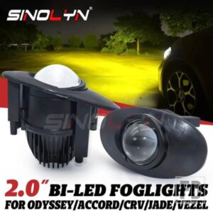 2 インチバイ LED フォグランプホンダ CRV/アコード/オデッセイ/HR-V/ジェイド/ヴェゼル/XR-V/SPIRIOR LED
