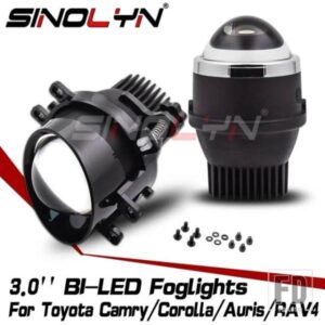 SINOLYN BI LED フォグランプ調整ブラケット PTF トヨタカローラ/ヤリス/ハイラックス/カムリ/オーリス/RAV4 3.0 インチ LED レンズカーアクセサリー