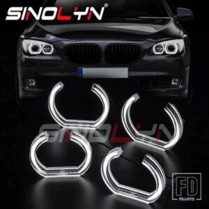 LED エンジェルアイキット BMW F01 F02 F03 F04 730D 740D 740I 750I 760I DTM DRL ウインカークリスタルハローヘッドライトカーアクセサリー
