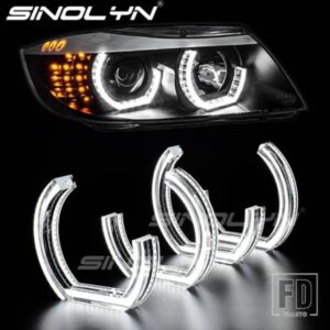 LED エンジェルアイ BMW E92 E90 E60 F30 F31 E82 F10 F13 ライトアクセサリーチューニングウインカーハロー 3D DTM LCI スタイルアクリル