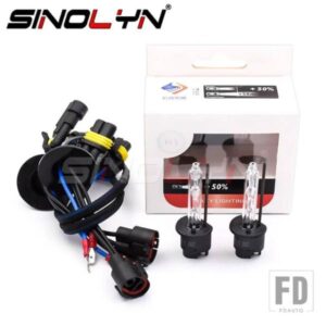SINOLYN H1 H7 D2S 9005 9006 H11 35 ワット YEAKY キセノンプレミアムランプ 4500 K 5500 K 6500 K ヘッドライトプロジェクターレンズ電球アクセサリー