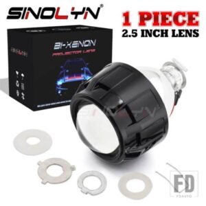 SINOLYN バイキセノンプロジェクターレンズヘッドライト H7 H4 2.5 インチミニライト H1 HID 車ランプ 1 ピースカーアクセサリーチューニング