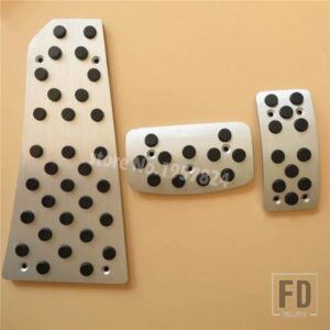 DEE カーアクセサリー三菱パジェロ/パジェロスポーツ燃料ブレーキフットレストでペダルプレートアクセルパッドステッカースタイリング