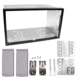 100 MMダブルディン 2 ディン汎用取付フェイシアケージ VW シリーズジェッタチコゴルフボラポロ MK3 MK4 DVD フィッティングフレームキット
