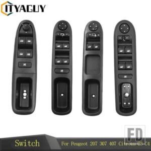 マスター電動パワーウィンドウコントロールスイッチプジョー 307 207 シトロエン C3 ピカソ 2000 + 6554KT 6554QC 6554HA 6554ER 6554CF