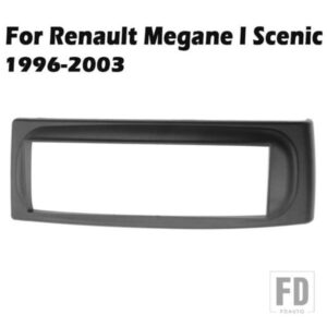1DIN カーラジオフェイシア 1996-2003 ルノー SCENIC メガーヌフレーム 1 DIN ステレオトリム取り付けキット CD GPS DVD ステレオパネルダッシュ