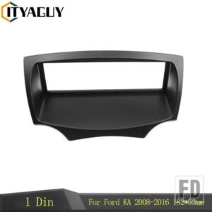 1 DIN カーラジオフレームフォード KA 2008-2016 オートステレオ DVD パネルダッシュボードマウントトリムキットフェイシアプレーヤーフェイスベゼル