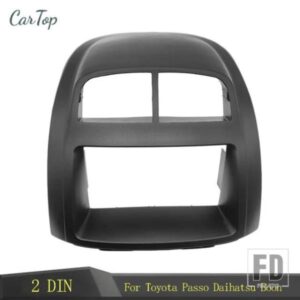 2 DIN ラジオフレームトヨタパッソ用ダイハツブーン用 SIRION 用スバルジャスティステレオ DVD パネルダッシュマウントキットフェイシアカバー