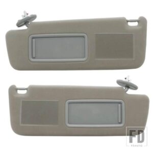サンバイザー トヨタランドクルーザー J12 2002-2009 プラド LC120 2003-2009 運転席側 LED ランプ付き 74310-6A020
