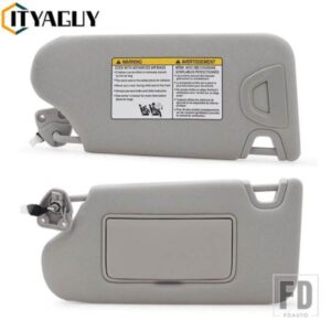 ドライバーパッセンジサイドグレーサンバイザーサンルーフなしライト付き日産アルティマ 2013-2018 OEM# 96401-3TA2A