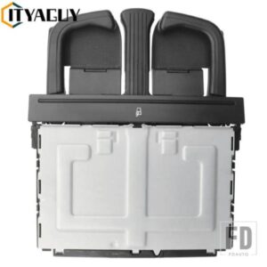 ブラックフロント折りたたみカップドリンクホルダーストレッチダッシュカップホルダー VW フォルクスワーゲンゴルフ 4 MK4 ジェッタ MK4 ボラ