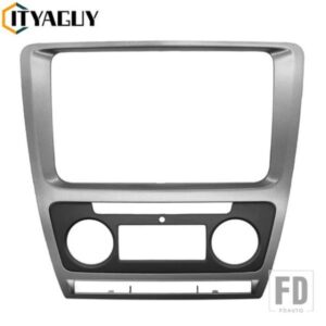 2 DIN 車再装着 DVD フェイシアフレームシュコダオクタビアダッシュマウントトリムキットフレームオーディオフェイシアステレオラジオ DVD CD パネル