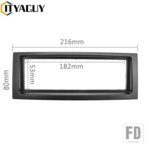 1 DIN 車 DVD CD ラジオパネルフェイシア シトロエン C5 2004-2008 / プジョー 407 2004-2010407 クーペ 2005+ JSTMAX