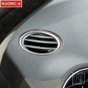 ダッシュボード空調アウトレットリング装飾カバートリムメルセデスベンツ C クラス W204 2007-2014 ステンレス