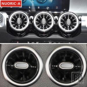 合金エアコンベントノブ装飾カバートリムメルセデスベンツ W177 W247 C118 X247 H247 CLA GLA GLB AB クラス