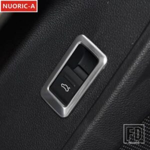 ステンレスドアトランクボタンフレーム装飾カバートリムアウディ Q3 2019-2022 カースタイリングインテリアアクセサリー