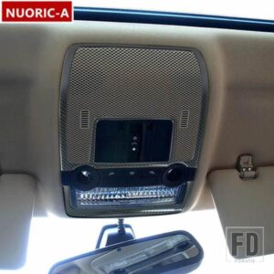 ステンレスルーフ読書ランプフレーム装飾カバートリム BMW X5 E70 X6 E71 2008-2014 カースタイリングドームライトインテリア