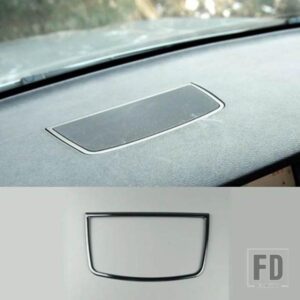 黒ダッシュボードオーディオスピーカーフレーム装飾カバートリム BMW X5 E70 X6 E71 2008-2014 ステンレスカーアクセサリー