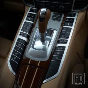 インテリアセンターコントロールギアシフトパネルボタン装飾トリムストリップポルシェパナメーラ 2010-16 カースタイリング合金