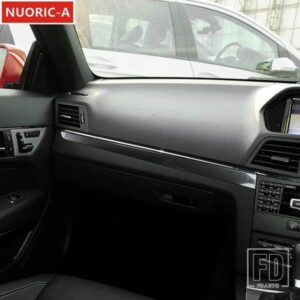 ステンレスセンターコンソールダッシュボード装飾ストリップメルセデスベンツ E クラスクーペ W207 2009-2016 RHD カースタイリング
