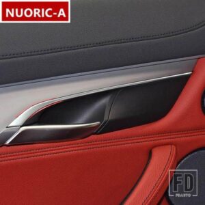 ステンレスカースタイリングインナードアハンドルストリップトリム BMW X5 F15 2014-18 X6 F16 2015-19 ドアノブインテリアアクセサリー