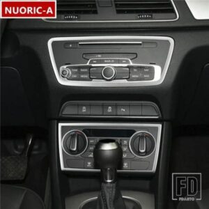 ステンレスセンターコンソールエアコン CD フレーム装飾カバートリムアウディ Q3 2012-2016 カースタイリングインテリア