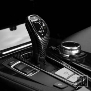 センターコンソールギアシフトフレームカバートリム BMW F10 F18 F07 F06 F12 F13 F25 F26 LHD カーボン ABS カースタイリングインテリア