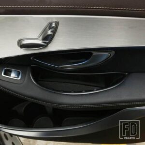 インテリアドアハンドルボックスコンテナホルダー収納ボックストレイアクセサリーメルセデスベンツ C クラス W205 GLC X253 2015-2018