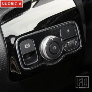 ステンレスヘッドライトスイッチフレーム装飾カバートリムメルセデスベンツ AB クラス CLA GLA GLB W177 W247 C118 H247 X247