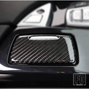 カーボン中央収納ボックスパネルカバートリム BMW F10 F18 5 シリーズ 2011-2017 カースタイリングインテリア灰皿スパンコール装飾