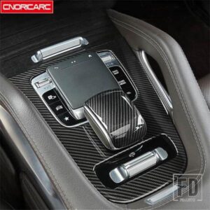 カーボンカラーギアシフトパネルカバートリムメルセデスベンツ GLE W167 GLS 2020 カースタイリングエアベント装飾アクセサリー